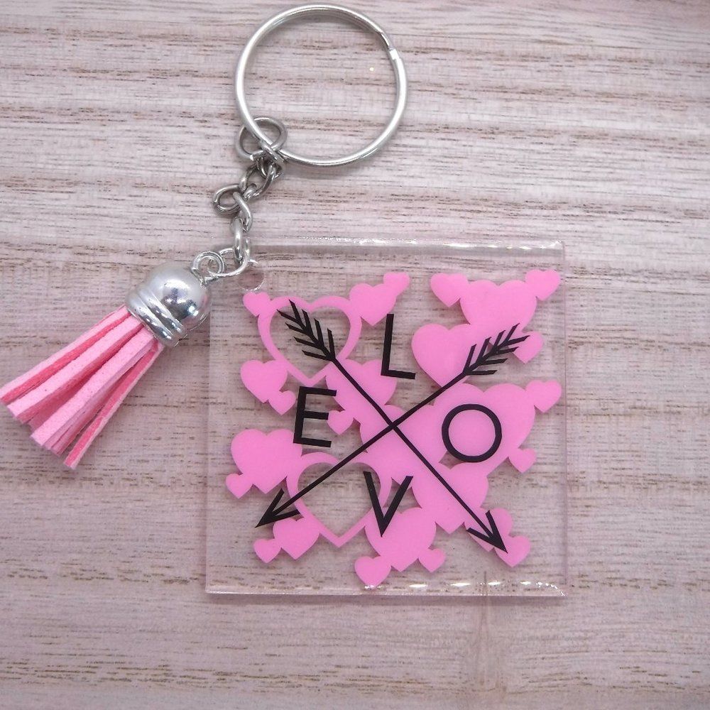Keychains Acrylic / Resin Love
